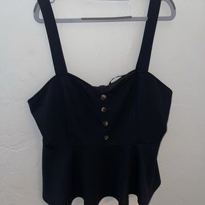 NWOT SHEIN Curve Peplum Tank